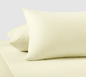 Комплект наволочек для подушки 50*70 см, трикотаж, на молнии (Молочный)
